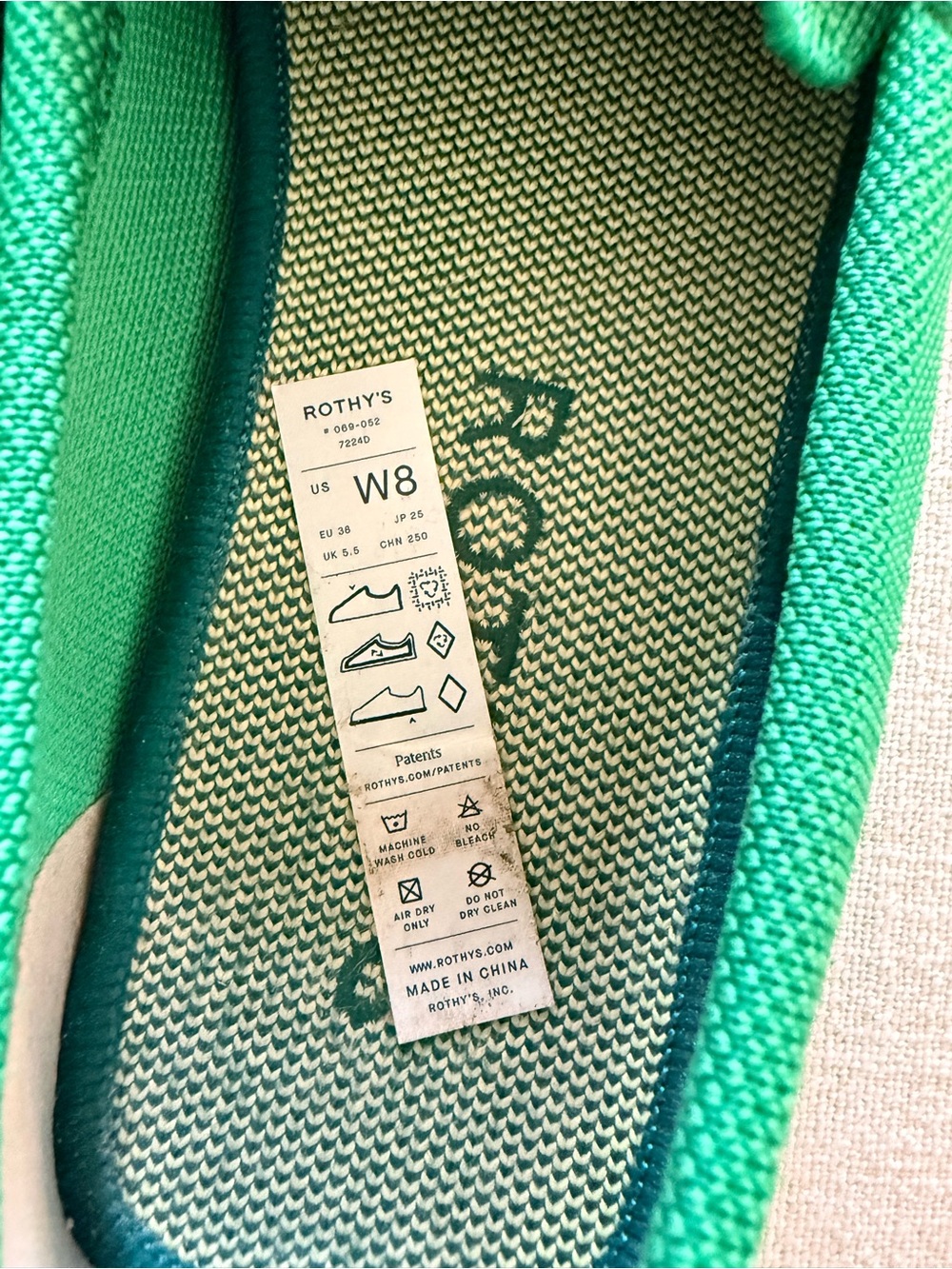 Rothy's Green Daily Driver Loafers - Picture 6 of 10